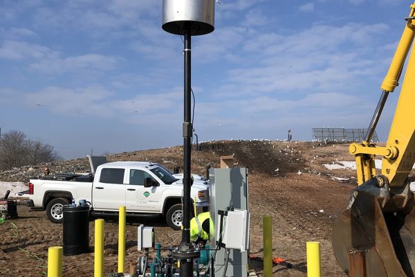 Delta County Landfill - Landfill Gas Flare Installation