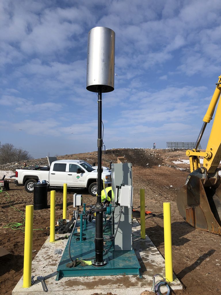 Delta County Landfill - Landfill Gas Flare Installation