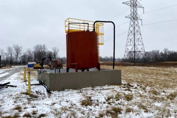 Wheeler Landfill - Above Ground Leachate Tank Installation